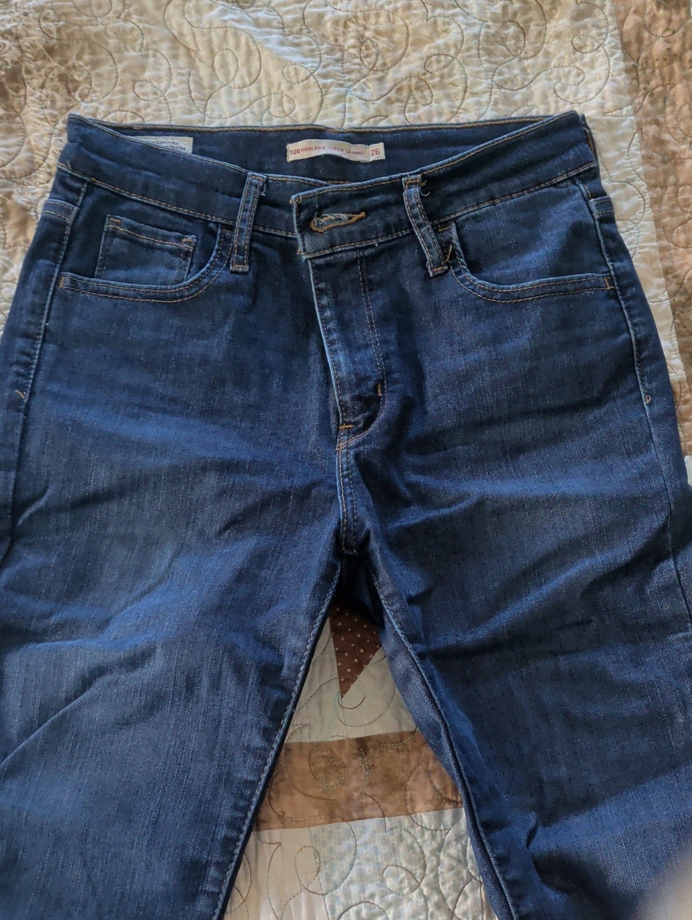 Levi's Women's Dark Blue Skinny Jeans